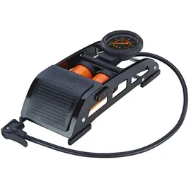 Prophete Standpumpe Luftpumpe Fahrradpumpe mit Manometer 7 bar, mehrfarbig