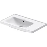 Duravit D-Neo Möbelwaschtisch Becken links, 800x480mm, ohne Hahnloch, mit Überlauf, Ablage rechts