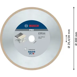 Bosch Diamanttrennscheibe Sägeblatt 300 mm 1 St.