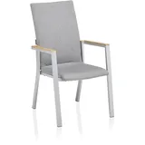 Kettler Rasmus Stapelsessel 60 x 62 x 100 cm silber