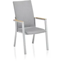 Kettler Rasmus Stapelsessel 60 x 62 x 100 cm silber