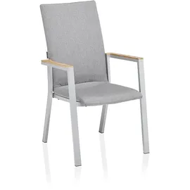 Kettler Rasmus Stapelsessel 60 x 62 x 100 cm silber