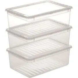 KEEEPER Bea 26,5 x 14 x 39 cm 3-tlg. transparent