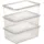 KEEEPER Bea 26,5 x 14 x 39 cm 3-tlg. transparent