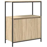 vidaXL Badschrank mit Regalen Sonoma-Eiche 76,5x35x95 cm