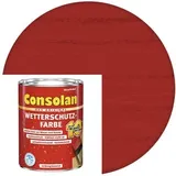 Consolan Wetterschutz-Farbe 2,5 l rot seidenglänzend