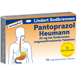 Pantoprazol Heumann 20 mg b.Sodbrennen msr.Tabl. 14 St