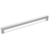 SO-TECH® Möbelgriff Bügelgriff eckig Aluminium BA 128 - 320 mm - incl. Schrauben, Griff Schrankgriff Schubladengriff - incl. Schrauben silberfarben Bohrlochabstand: 320 mm