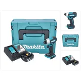 Makita DTD 157 RF1J Akku Schlagschrauber 18 V 140 Nm 1/4" Brushless + 1x Akku 3,0 Ah + Ladegerät + Makpac