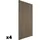 Tectake Wandpaneel Akustik Eiche Dunkel 4 St. 50 x 110 cm