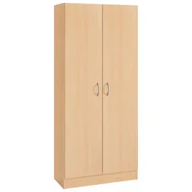 WIHO KÜCHEN Küchen Mehrzweckschrank Kiel 80 x 180 x 35 cm beige