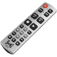 Seki DVD silber-schwarz lernfähige Universal-Fernbedienung
