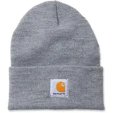 Carhartt Wintermütze für Sie und Ihn, OFA, 100% Polyacryl,elastisch, Hellgrau, Einheitsgröße - Einheitsgröße