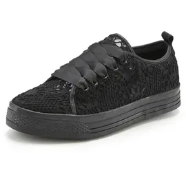 LASCANA Schnürhalbschuhe Damen schwarz 40
