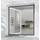 hecht International Fliegengitter mit Aluminiumrahmen 150 x 160 cm Braun