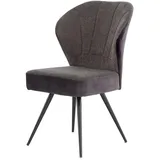 Jockenhöfer Gruppe Freischwinger Oder (Set, 4 St), mit Taschenfederkenpolsterung, Materialmix, in 2 Farben bestellbar grau