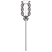 Relaxdays Regenmesser Vintage, mit Erdspieß, Niederschlagsmesser, antik, 12 cm,