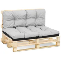 Amazinggirl Palettenkissen Outdoor Kissen Rückenkissen 40 x 120 cm