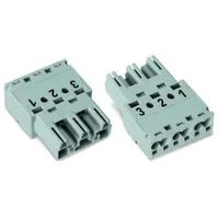 WAGO 770-1353 Netz-Steckverbinder WINSTA MIDI Stecker, gerade Gesamtpolzahl: 3