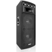 Pyle Audio PylePro PA Lautsprecher 1600W Passiv – 2x12" Subwoofer, 3-Wege Soundsystem mit Tragegriffen, robustes Gehäuse für DJ, Bühne, Heimkino, Events und Partys