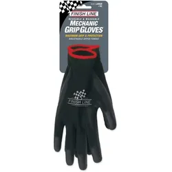 Finish Line Mechaniker-Handschuhe Schwarz Modell 2025