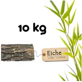 BooGardi Kaminholz Feuerholz kaminfertig, 10 kg, (Eichenholz 10kg im Karton), Hartholz getrocknet Ofenholz Buche Eiche Kiefer braun