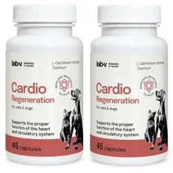 LAB-V Cardio Regeneration - Herz-Kreislauf-Unterstützung für Hunde und Katzen 2x45 Kapseln