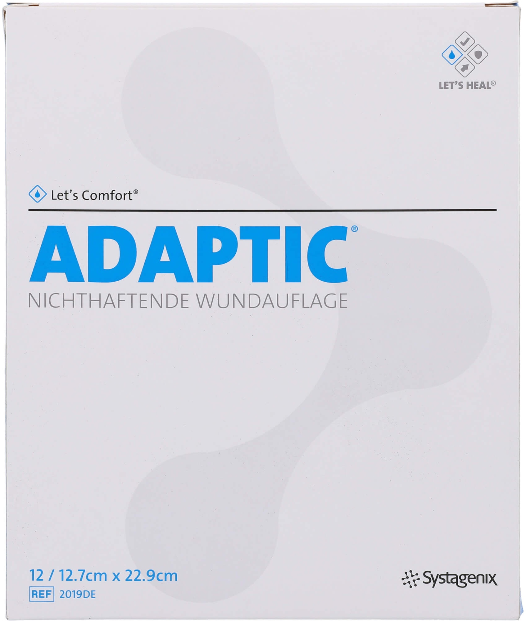 Adaptic 12.7x22.9cm Feuchte Wundauflage 12 ST