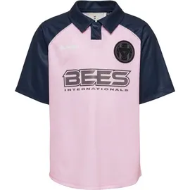 hummel T-Shirt Raglanärmel Hmljr Loose Tiger Soccer Jersey S/S" in ROSEATE SPOONBILL | Gr.: 58-63