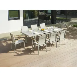 vente-unique Gartenmöbel-Set 8-tlg. Taupe