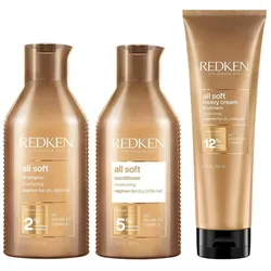 Redken All Soft Bundle Heavy Cream* Haarpflegesets 0,85 l Damen 