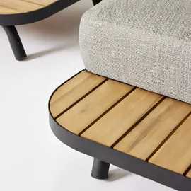 BEST Freizeitmöbel Best Paros Lounge-Set anthrazit