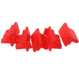 Bjebndd 5PCS USB Staub Stecker Ladegerät Port Abdeckung Kappe Weibliche Schnittstelle Silico Staub Stecker Charme Klar