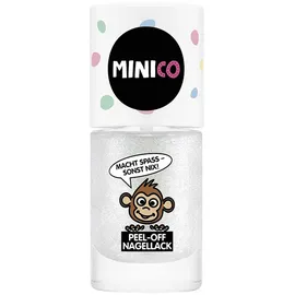 MINICO Peel-Off KinderNagellack Glitzer 4ml - TopCoat NEU