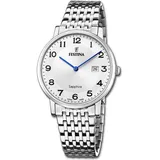 Festina Classic Steel Quarz Edelstahl 39,3 mm F20018/4