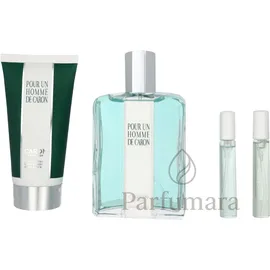 Caron Pour Un Homme de Caron Eau de Toilette 125 ml + Duschgel 75 ml + Le Matin 5 ml + Le Soir 5 ml Geschenkset