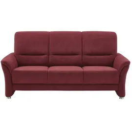 meinSofa Einzelcouch Mikrofaser 1-Sitzer Rot