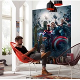 KOMAR Fototapete Avengers Age of Ultron Movie Poster - 184x254 cm,