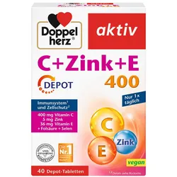 Doppelherz C + Zink + E Depot Tabletten