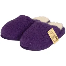 Linke Licardo Wellness-Pantoffel Wolle lila | Lila - 38-39