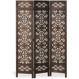 Homestyle4u Paravent Braun Holz 120x170x2 cm, Wohnzimmer, Raumteiler | Paravents, Paravents