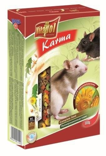 VITAPOL Alleinfuttermittel für Ratten 500g (Rabatt für Stammkunden 3%)
