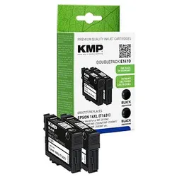 KMP E141D schwarz Tintenpatronen ersetzen EPSON 16XL (T1631) 4011324016260 KMP 2 Stück