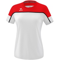Erima Damen „CHANGE by erima" funktionelles T-Shirt, weiß/rot/schwarz, 34