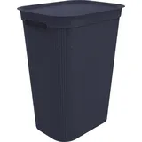 Rotho Wäschesammler Brisen, 50 l midnight blau