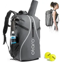 Tennistasche mit Schuhfach 1-2 Schläger | Tennisrucksack Pro 42L NewYork-Grau EINHEITSGRÖSSE