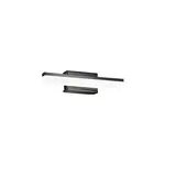 Schöner Wohnen SCHÖNER WOHNEN-Kollektion LED-Wandleuchte Wide Alu, Eisen, Stahl & Metall 30 cm