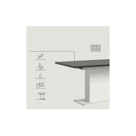 VCM Motion 150 x 76 x 90 cm grau/weiß