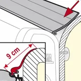 Fiamma Rain Guard L Dichtgummi Grau