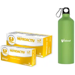 VETFOOD NefroActiv 60 caps + Wasserflasche GRATIS!